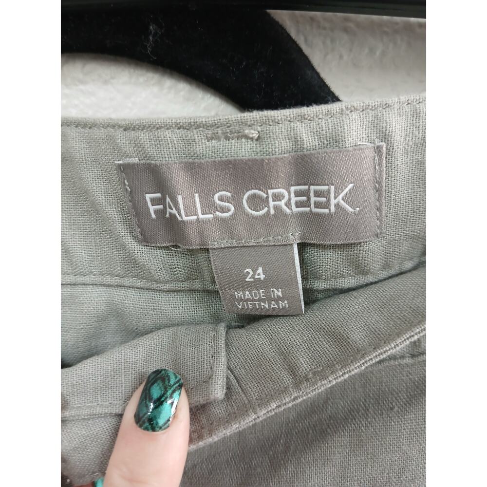 Falls Creek cropped cargo pants size 24 womens - Picture 9 of 10
